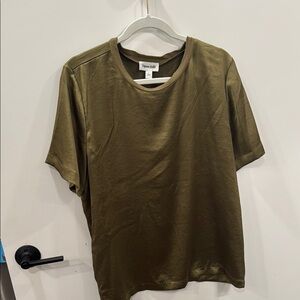 Open Edit Olive Green T-Shirt